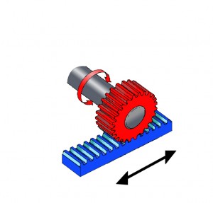 Cremallera motor brushless